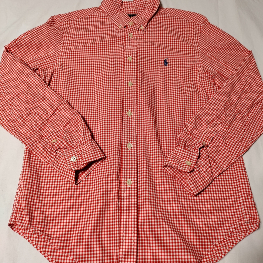 Polo by Ralph Lauren Red Casual Button Down Shirt